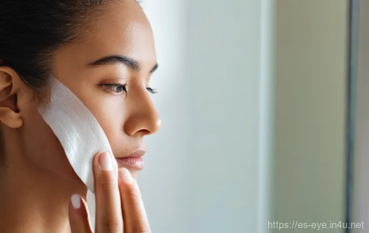 눈꺼풀 질환 관리법 - **Prompt:** A close-up shot of a person, gender-neutral and appearing to be in their late 20s to ear...